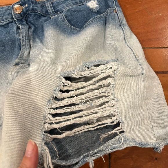 High Rise Denim Skirt - Picture 4 of 4